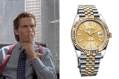 rolex patrick bateman